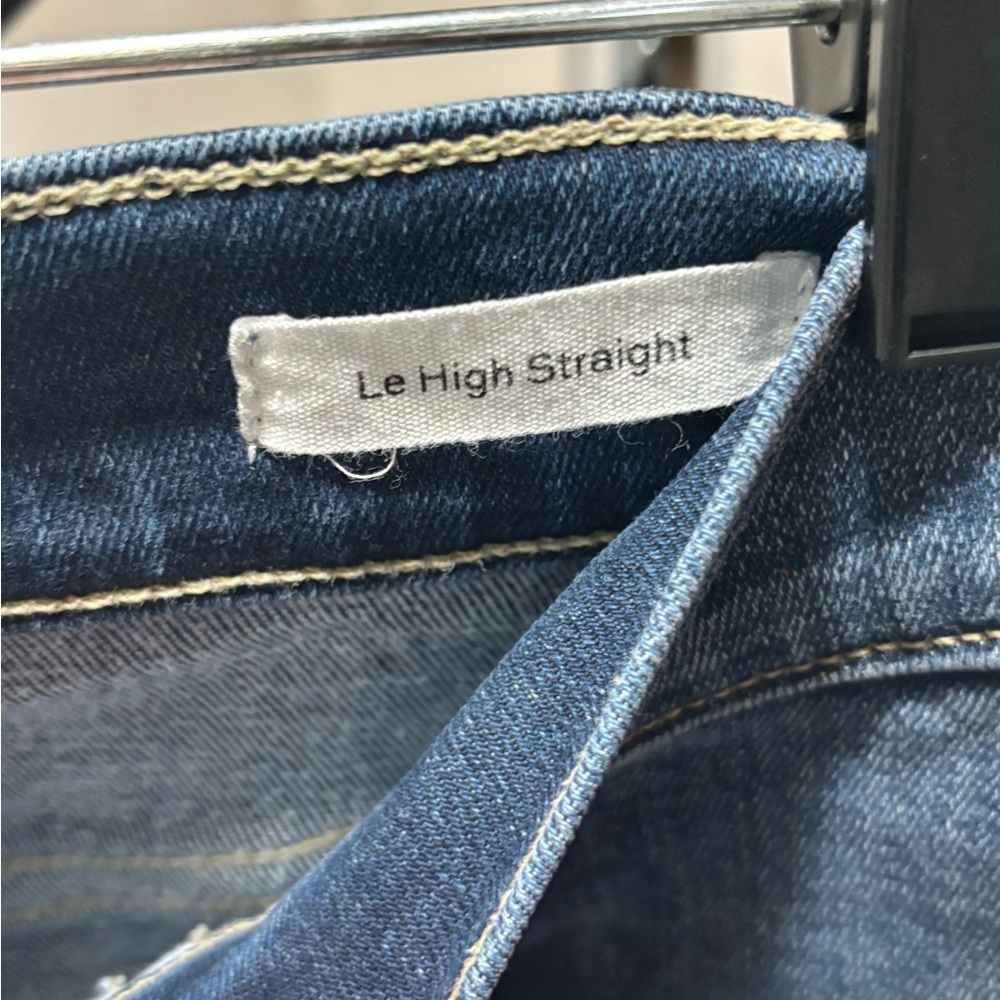 Frame Le straight cropped straight leg distressed jeans size 27 - Picture 4 of 8